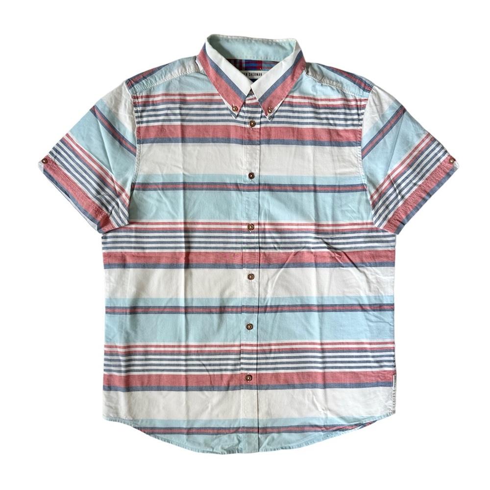 Ben Sherman Short Sleeve Button Down Stripes Shirt